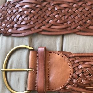 Woven Leather Belt